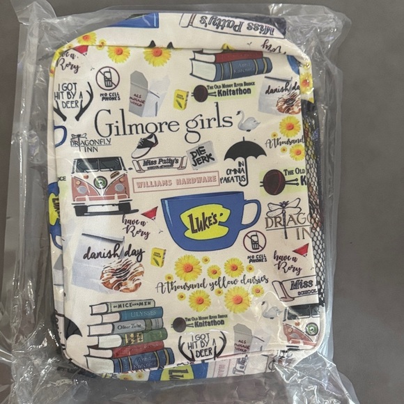 Gilmore Girls Insulated Lunch Bag BPA Free Luke’s Diner Print NEW - Picture 3 of 12